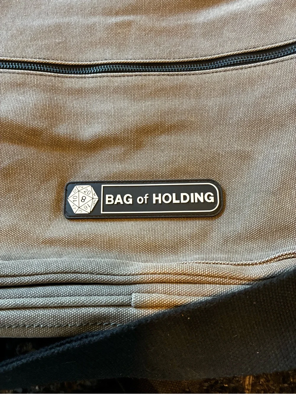 ThinkGeek Bag of Holding Canvas Messenger Bag D&D RPG Rare